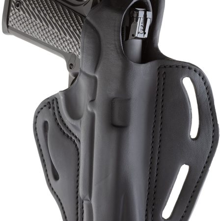 1791 Gunleather BHX1CLSBLR BHX OWB Size 01 Stealth Black Leather Belt Slide Fits 4"-5" 1911 Right Hand