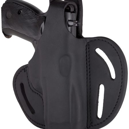 1791 Gunleather BHX5SSBLR BHX  OWB 05S Stealth Black Leather Belt Slide Fits Sig P320 Carry/Springfield XD-M Compact