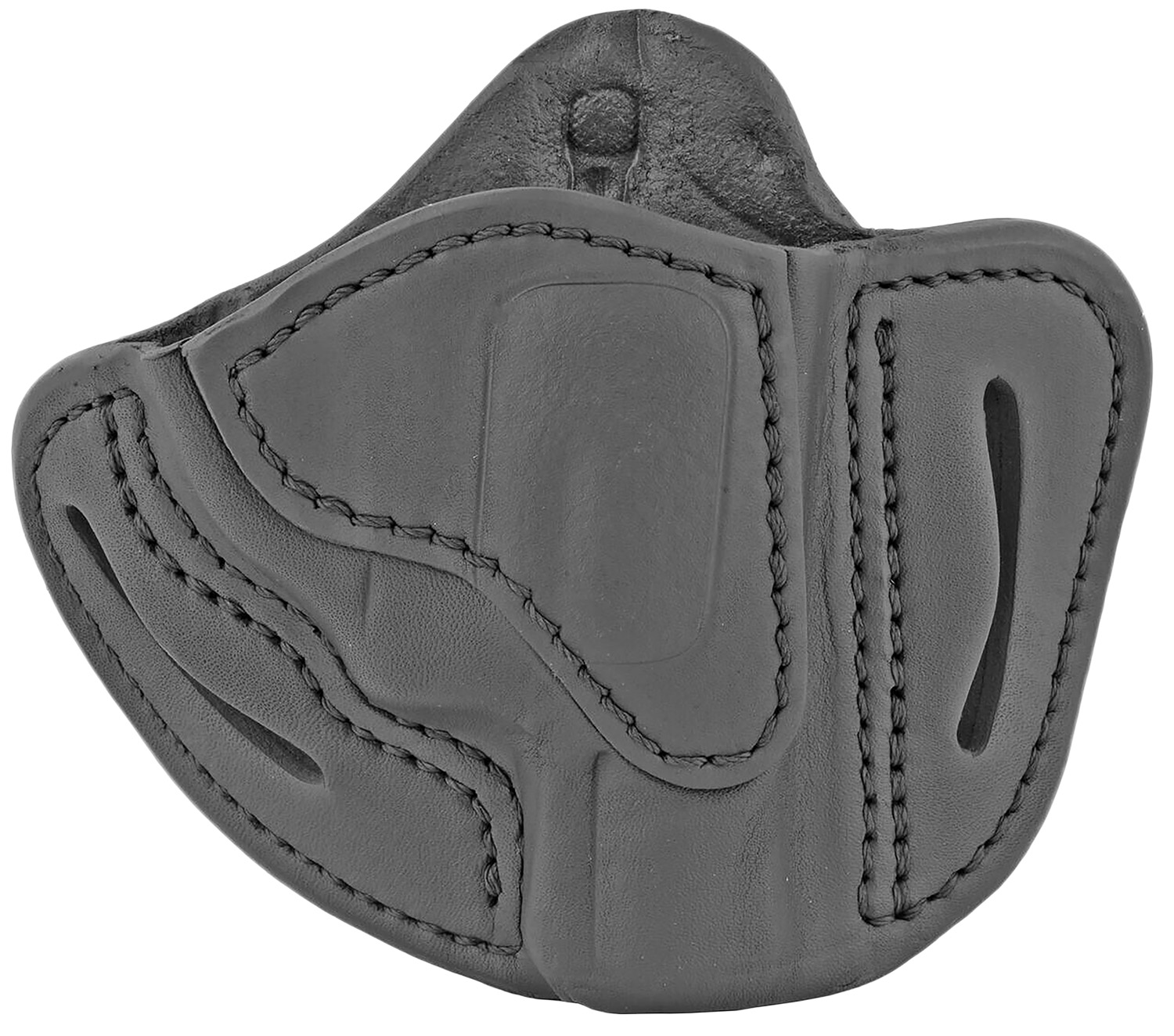 1791 Gunleather RVH1SBLR RVH1 OWB Size 01 Stealth Black Leather Belt Slide Fits S&W J Frame/Ruger LCR/S&W 38 Belt Up to 1.75" Wide Right Hand