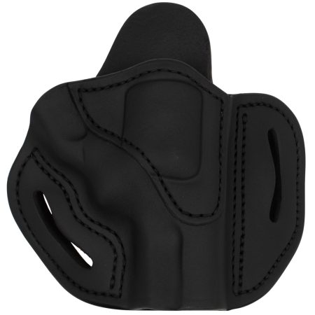 1791 Gunleather RVH2SSBLR RVH2S  OWB Size 02S Stealth Black Leather Belt Slide Fits S&W K Frame Right Hand