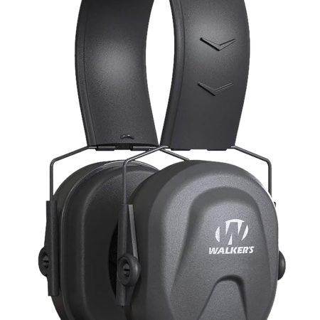 Walker's GWPCRPAS Razor Compact Passive Muff 24 dB Over the Head Black Polymer Fits Youth/Women