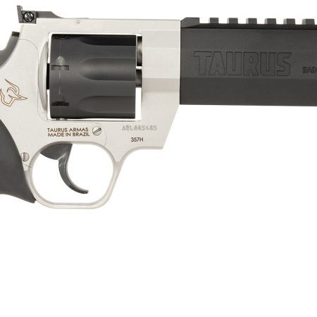Taurus 2357065RH Raging Hunter  357 Mag 7rd 6.75" Matte Black Oxide Cylinder & Barrel Matte Stainless Steel Frame Black Rubber with Integrated Red Cushion Insert  Grip