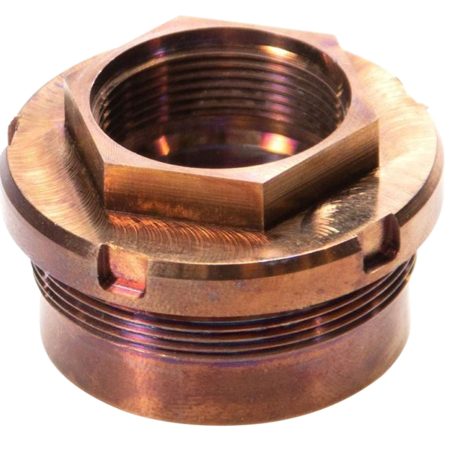 Q LLC PLANBOMEGA Plan-B Omega 1.375"x24 Suppressor Tube tpi, 17-4 Copper Stainless Steel, Fits Cherry Bomb Brake