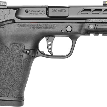 Smith & Wesson 12717 Performance Center M&P Shield EZ M2.0 380 ACP 3.80" 8+1 Black Black Armornite Stainless Steel Slide Black Polymer Grip