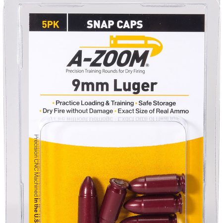 A-Zoom 15116 Pistol Pistol 9mm Luger 5Pack