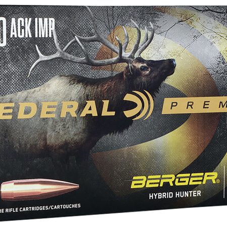 Federal P280AIBCH1 Premium 280Ackley Improved 168gr Berger Hybrid Hunter 20 Per Box/10 Case