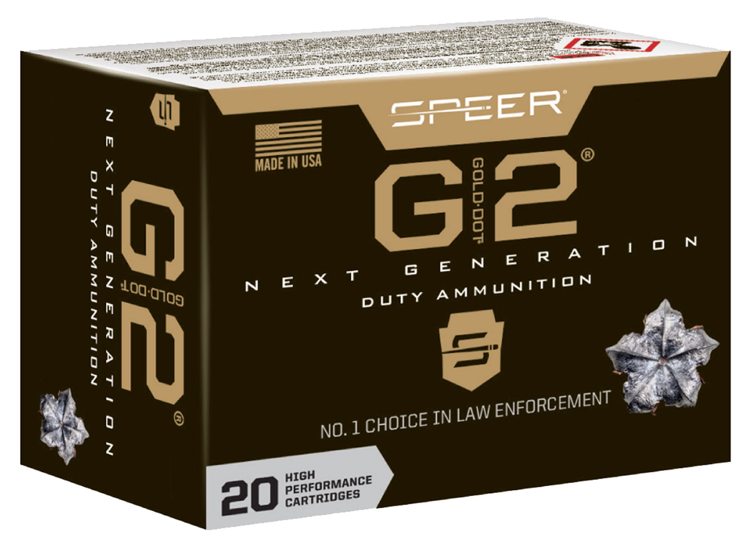 Speer 23999 Gold Dot G2 40S&W 180gr 20 Per Box