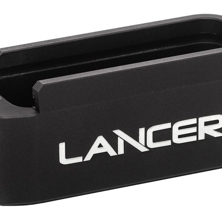 Lancer EXTBP06BLK L5AWM Magazine Base Pad Extended 6rd Compatible w/ Lancer L5 Advance Warfighter Magazine Black Aluminum