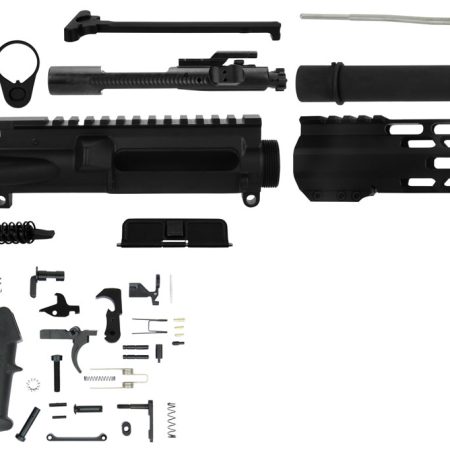 TacFire SSPK300LPK10 AR Build Kit Pistol Sports South Exclusive 300 Blackout AR Pistol Platform Black Parkerized Steel 5/8"x24