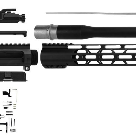 TacFire SSRK65CRDLPK20BN AR Build Kit  Sports South Exclusive 6.5 Creedmoor AR-Platform Black Nitride 5/8"x24