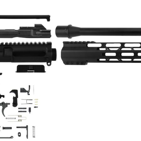 TacFire SSRK45ACPLPK AR Build Kit  Sports South Exclusive 45 ACP AR-Platform Black Nitride