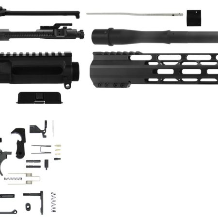 TacFire SSRK300LPK AR Build Kit  Sports South Exclusive 300 Blackout AR-Platform Black Nitride 1/2"x28