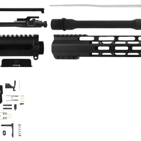 TacFire SSRK556LPK Lower Parts Kit Unassembled Rifle Kit 223 Rem/5.56x45mm NATO AR Platform  Aluminum 1/2"-28 tpi