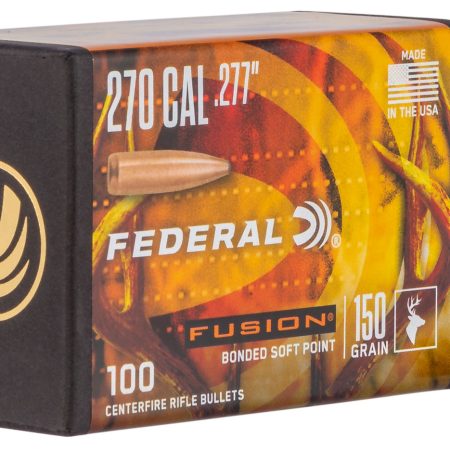 Federal FB277F4 Fusion Component  270 Win .277 150 gr Fusion Soft Point 100 Per Box/ 4 Case