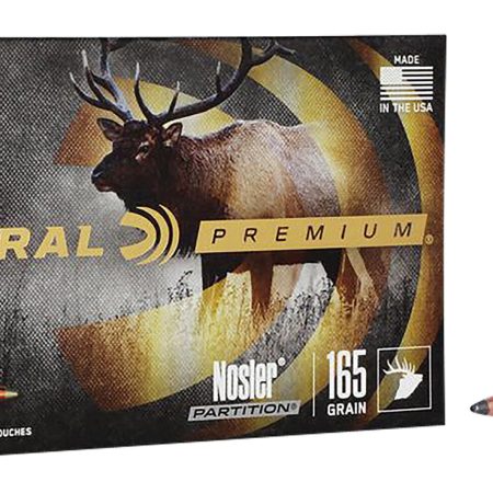 Federal P3006AD Premium  30-06Springfield 165gr Nosler Partition 20 Per Box/10 Case