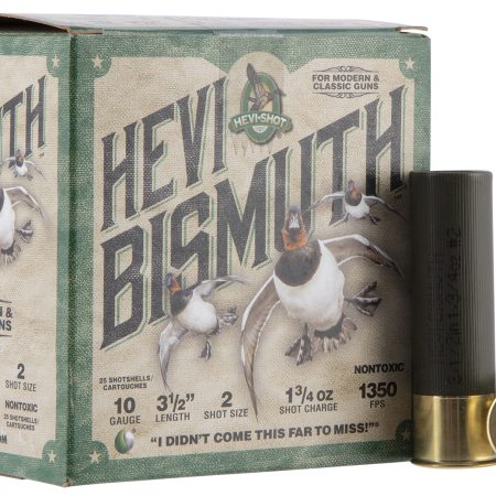 HEVI-Shot HS15502 HEVI-Bismuth  10Gauge 3.50" 1 3/4oz Bismuth 2Shot 25 Per Box/10 Case
