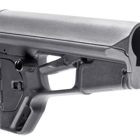 Magpul MAG378-GRY ACS-L Carbine Stock Stealth Gray Synthetic for AR-15, M16, M4 with Mil-Spec Tube (Tube Not Included)