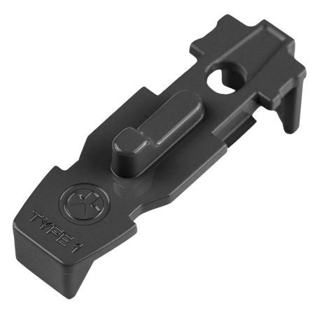 Magpul MAG803-BLK Tactile Lock-Plate Type 1 Made of Polymer w/ Black Finish & 1/8" Single Ridge for PMAG 10/20/30 AR/M4 GEN M3/300 B GEN M3 Floor Plates/5 Per Pack