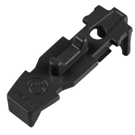 Magpul MAG804-BLK Tactile Lock-Plate Type 2 Made of Polymer w/ Black Finish & 1/8" Double Ridge for PMAG 10/20/30 AR/M4 GEN M3/AR 300 B GEN M3 Floor Plates/5 Per Pack