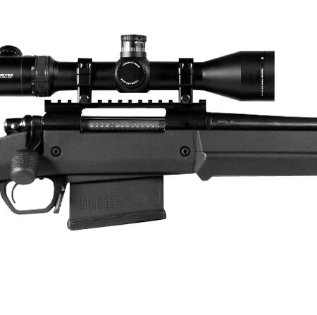 Magpul MAG931-BLK Hunter American Stock Fixed with Aluminum Bedding & Adjustable Comb Black Synthetic for Ruger American SA