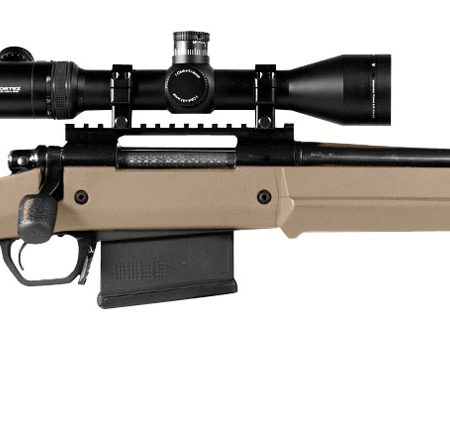 Magpul MAG931-FDE Hunter American Stock Fixed with Aluminum Bedding & Adjustable Comb Flat Dark Earth Synthetic for Ruger American SA