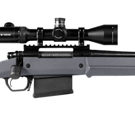 Magpul MAG931-GRY Hunter American Stock Fixed with Aluminum Bedding & Adjustable Comb Stealth Gray Synthetic for Ruger American SA