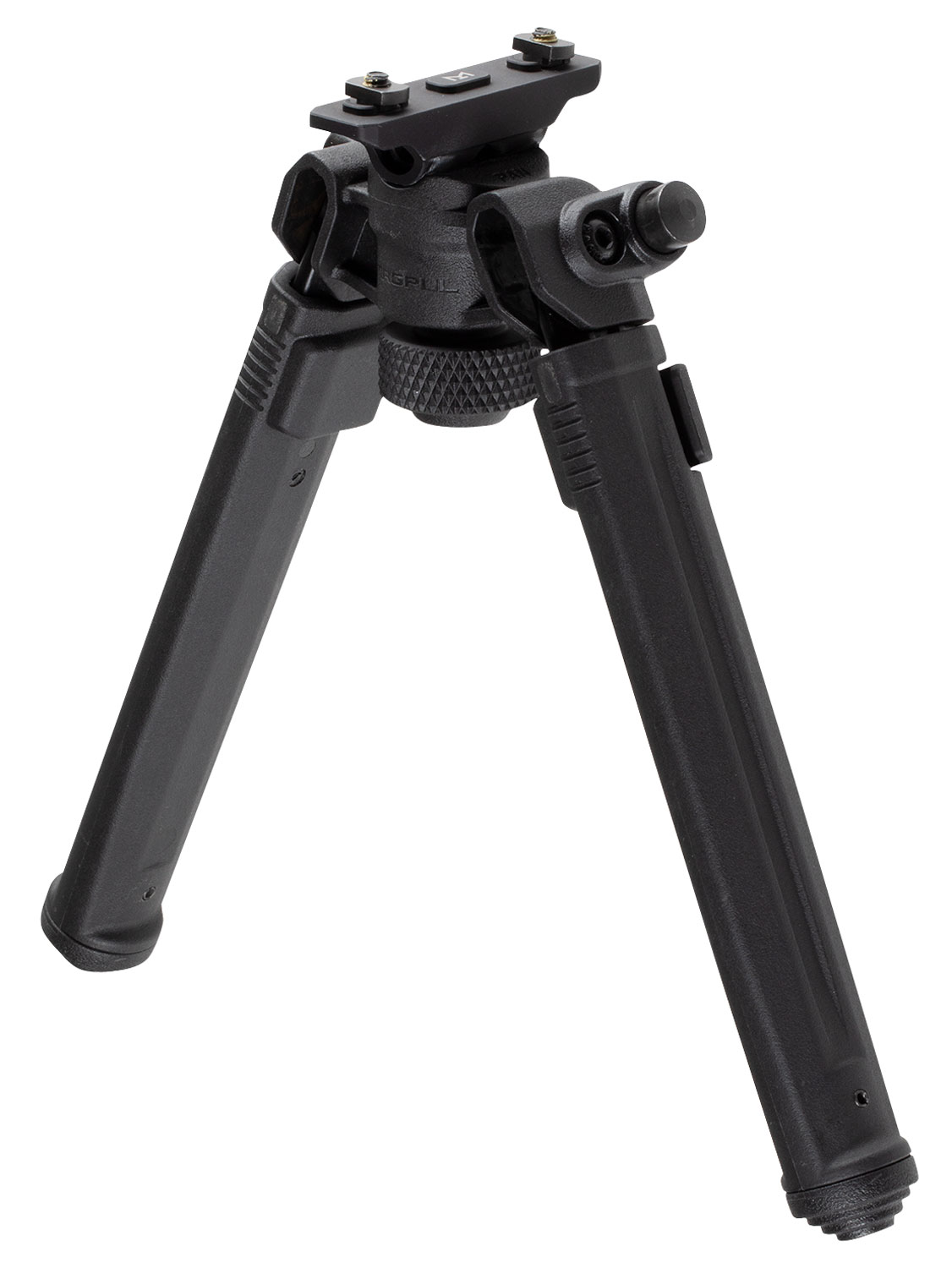 Magpul MAG933-BLK Bipod made of Aluminum with Black Finish, M-LOK Attachment, Rubber Feet, 6.30-10.30" Vertical Adjustment for AR-Platform