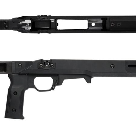 Magpul MAG997-BLK Pro 700 Stock Fixed w/Aluminum Bedding Black Synthetic for Remington 700 SA