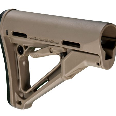 Magpul MAG310FDE CTR Carbine Stock Flat Dark Earth Synthetic for AR-15, M16, M4 with Mil-Spec Tube (Tube Not Included)