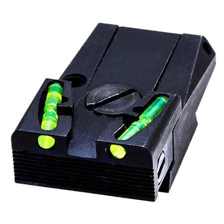 HiViz MKAD211 Adjustable Rear Sight Ruger MK i, II, III & IV Green Fiber Optic