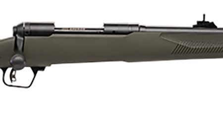 Savage Arms 57534 110 Hog Hunter Full Size 350 Legend 4+1 18" Matte Black Threaded Barrel, Carbon Steel Drilled & Tapped Receiver, AccuFit w/Adj Comb & LOP OD Green Synthetic Stock, Right Hand