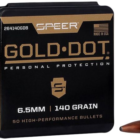 Speer 264140 Gold Dot  6.5mm .264 140 GR Soft Point 50 Box