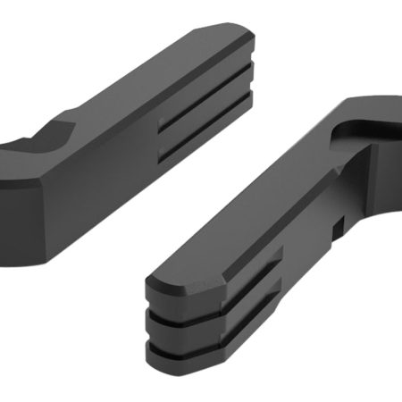Cross Armory CRGMCBK Mag Catch  Extended Compatible w/Glock Gen1-3/P80 Black Anodized Aluminum