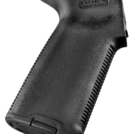 Magpul MAG416BLK MOE+ Grip Black Polymer w/OverMolded Rubber Textured Finish Fits AR-15/AR-10/M16/M4/M110/SR25