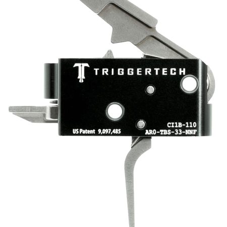 TriggerTech AR0TBS33NNF Competitive Primary Two-Stage Flat Trigger with 3.50 lbs Draw Weight for AR-15 Right