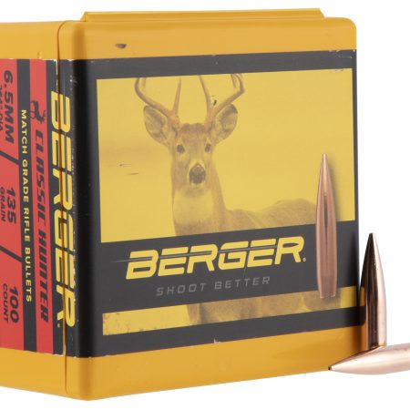 Berger Bullets 26571 Classic Hybrid Hunter Match Grade 6.5Creedmoor 135gr Boat Tail 100/Box