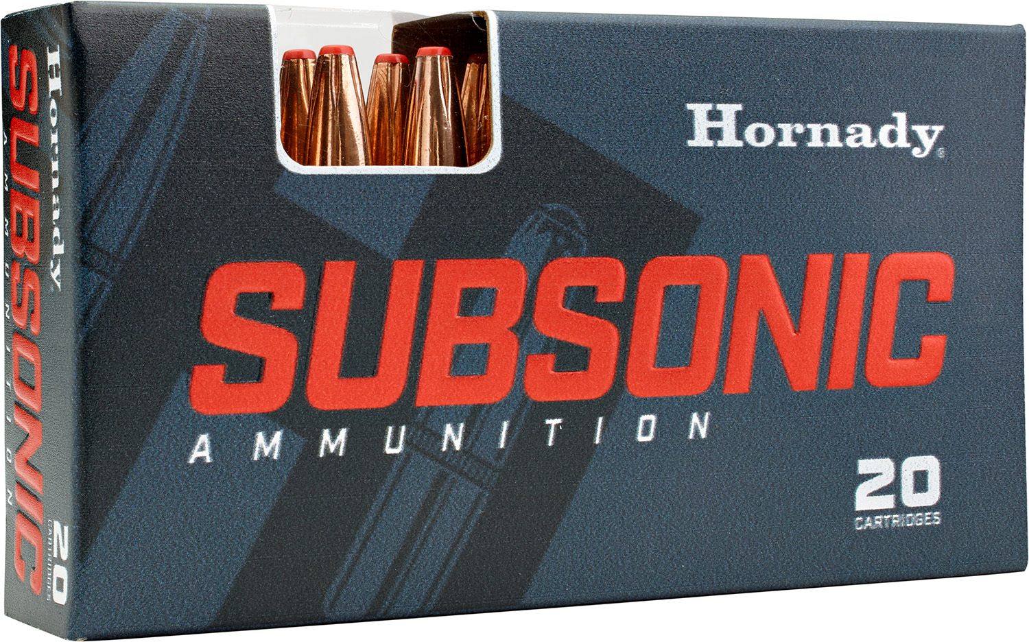 Hornady 91369 Subsonic Handgun 40S&W 180gr Hornady XTP Subsonic 20 Per Box/10 Case