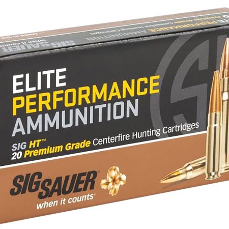 Sig Sauer E270H120 Elite Copper Hunting  270Win 130gr Copper Solid 20 Per Box/10 Case