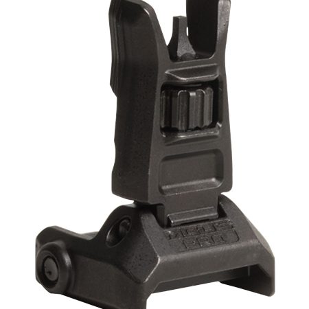 Magpul MAG275-BLK MBUS Pro Sight Front  QPQ Melonited Steel Construction AR Platform