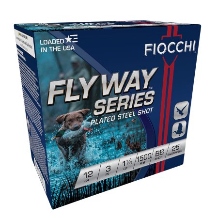 Fiocchi 123STBB Flyway 12Gauge 3" 1 1/8oz BBShot 25 Per Box/10 Case