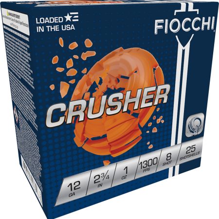 Fiocchi 12CRSR8 Exacta Target Crusher 12Gauge 2.75" 1oz 8Shot 25 Per Box/10 Case