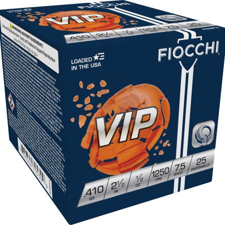 Fiocchi 410VIP75 Exacta Target VIP 410Gauge 2.50" 1/2oz 7.5Shot 25 Per Box/10 Case