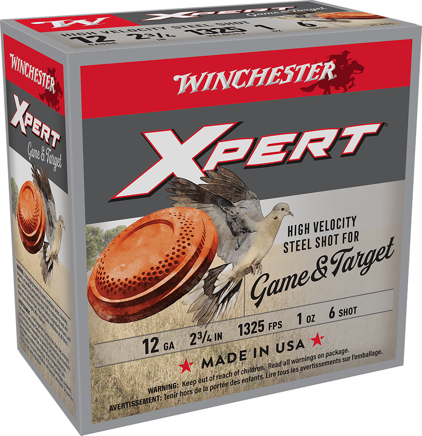 Winchester Ammo WE12GT6 Super X Xpert High Velocity 12Gauge 2.75" 1oz 6Shot 25 Per Box/10 Case