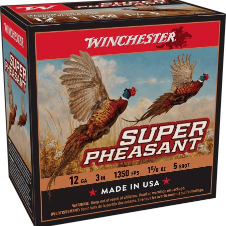 Winchester Ammo X123PH5 Super Pheasant Magnum High Brass 12Gauge 3" 1 5/8oz 5Shot 25 Per Box/10 Case