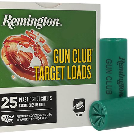 Remington Ammunition 20081 Gun Club  12Gauge 2.75" 1oz 8Shot 25 Per Box/10 Case