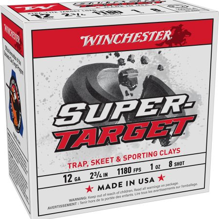 Winchester Ammo TRGTL128 Super-Target Xtra-Lite 12Gauge 2.75" 1oz 8Shot 25 Per Box/10 Case