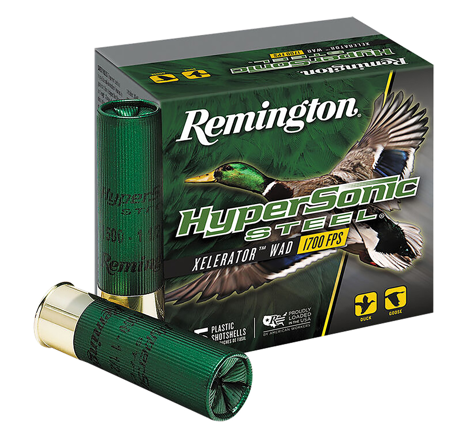 Remington Ammunition 26793 HyperSonic Steel 12Gauge 3.50" 1 3/8oz BBShot 25 Per Box/10 Case