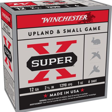 Winchester Ammo XU126 Super X Game Load 12Gauge 2.75" 1oz 6Shot 25 Per Box/10 Case