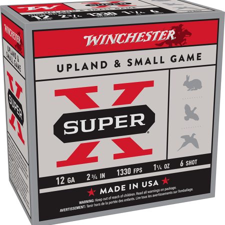 Winchester Ammo X126 Super X Game Load High Brass 12Gauge 2.75" 1 1/4oz 6Shot 25 Per Box/10 Case