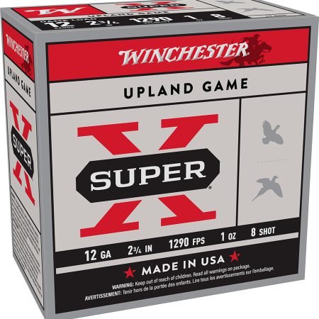 Winchester Ammo XU128 Super X Game Load 12 Gauge 2.75" 1oz 8Shot 25 Per Box/10 Case